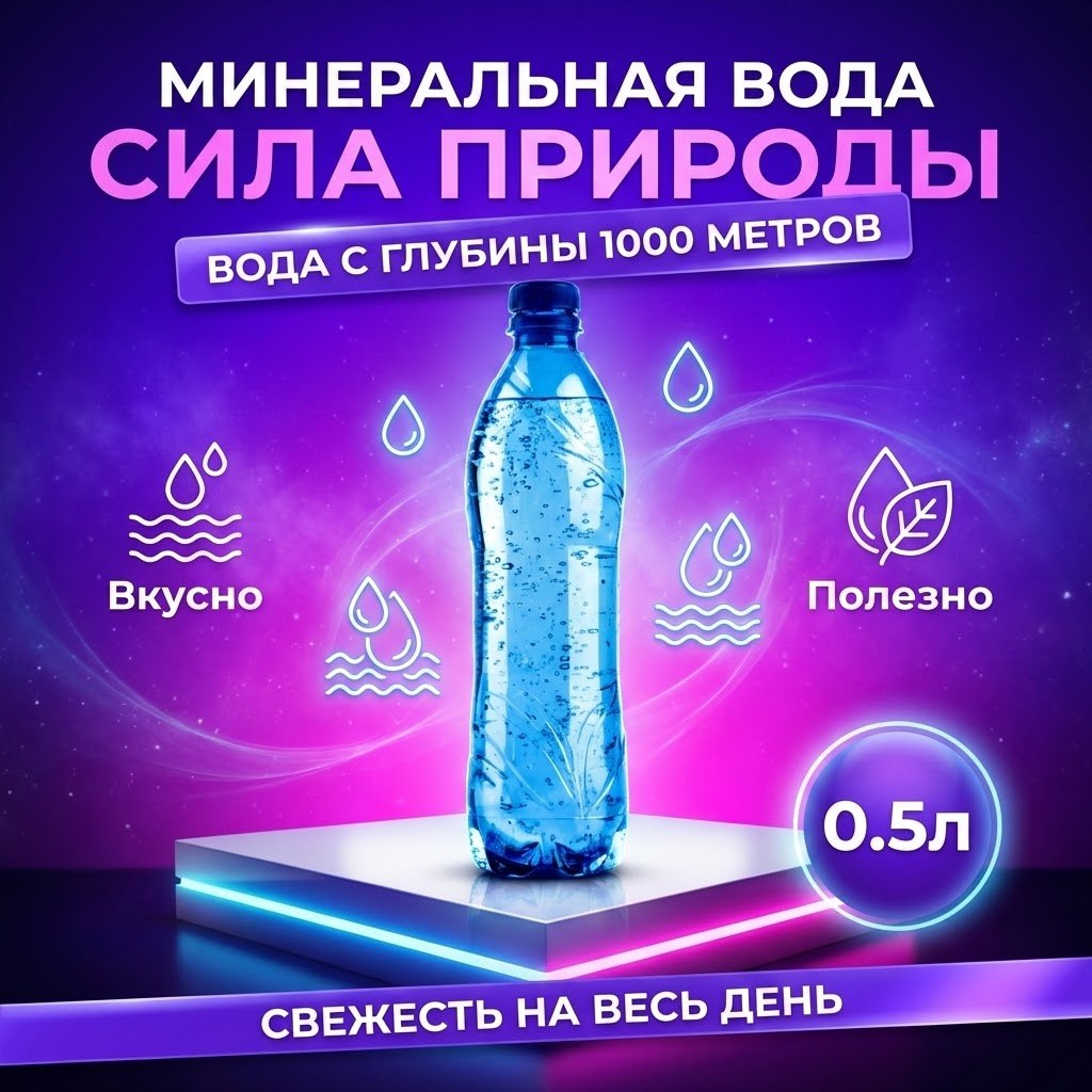 Инфографика неон