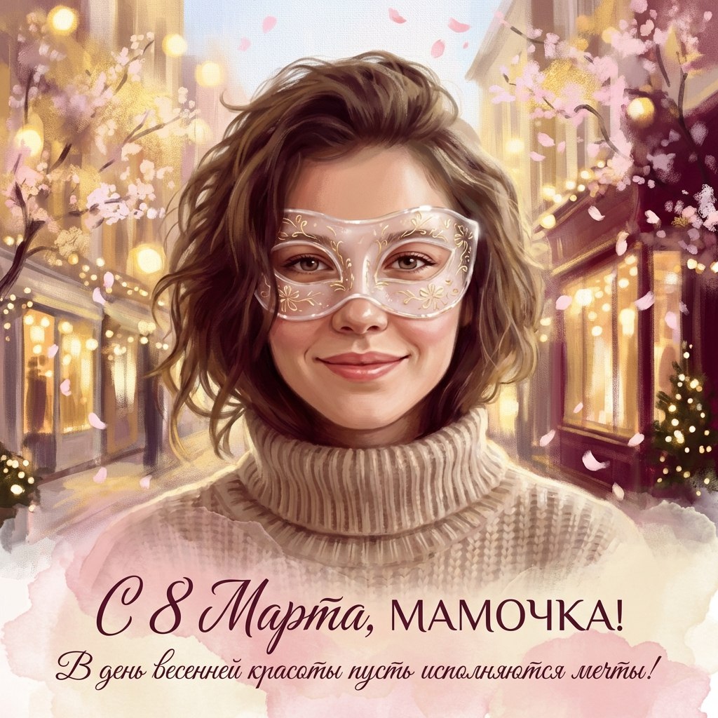 С 8 марта, мамочка 