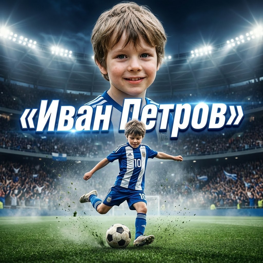 Детский постер Футбол